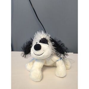 Ganz Webkinz 9 Inch B &‎ W Cheeky Dog Plush - HM192 - NO CODE
